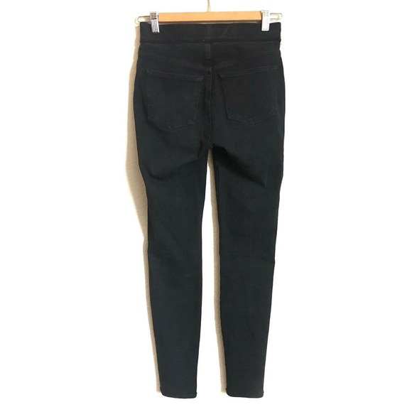 MADEWELL Black Elastic Waist The Anywhere Ankle Jean Jegging Pull on Skinny 26 - Picture 4 of 6